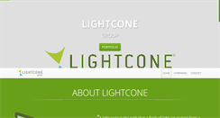 Desktop Screenshot of lightcone.com