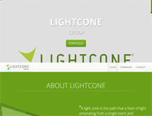 Tablet Screenshot of lightcone.com